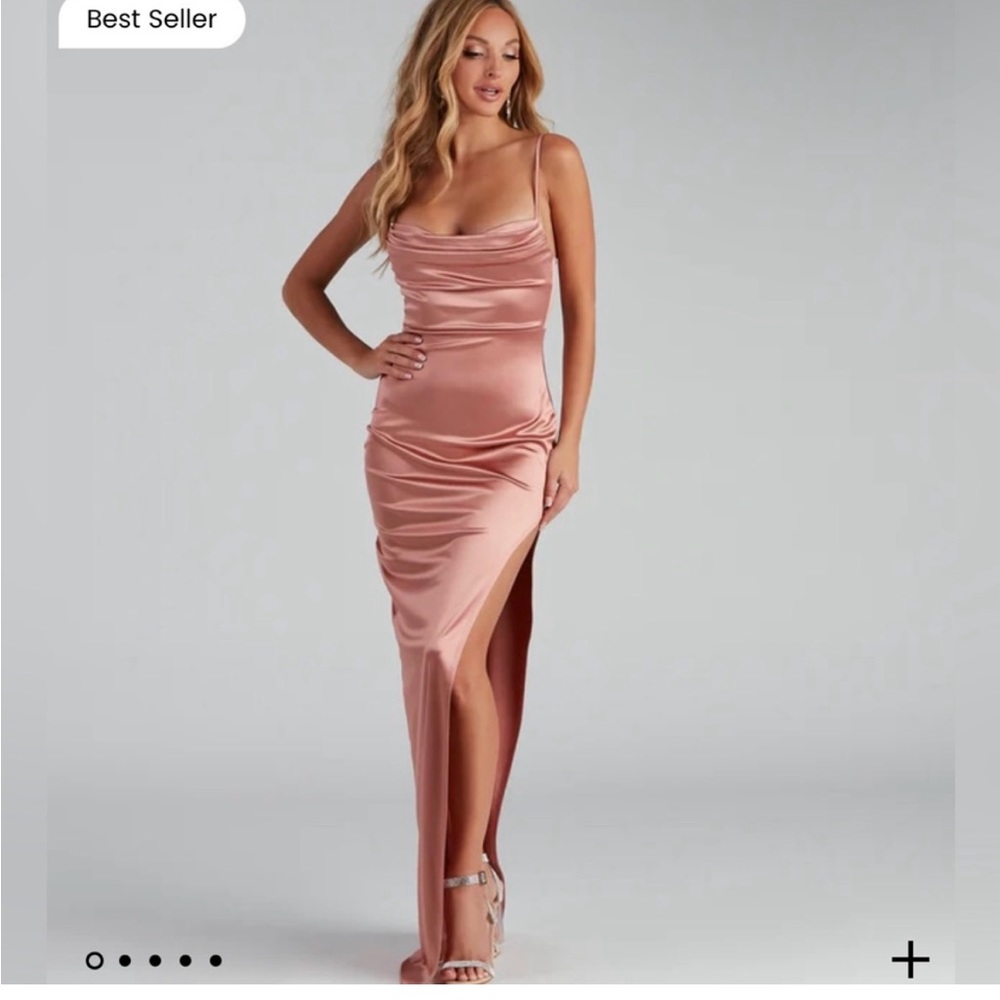 windsor dress (xs) with high slit